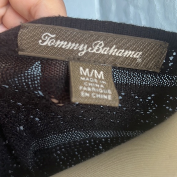 TOMMY BAHAMA Knitted Top Medium - Picture 3 of 3